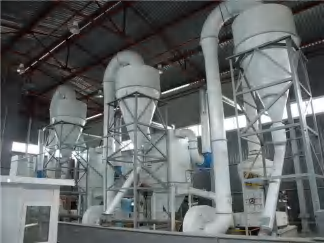 Gypsum processing equipment